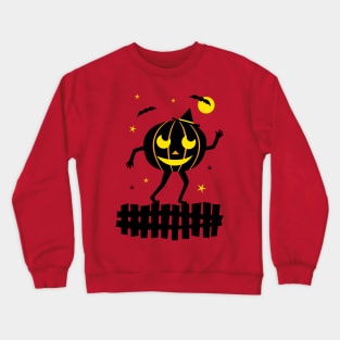 Halloween Cute Retro Vintage Jack O Lantern Pumpkin Crewneck Sweatshirt